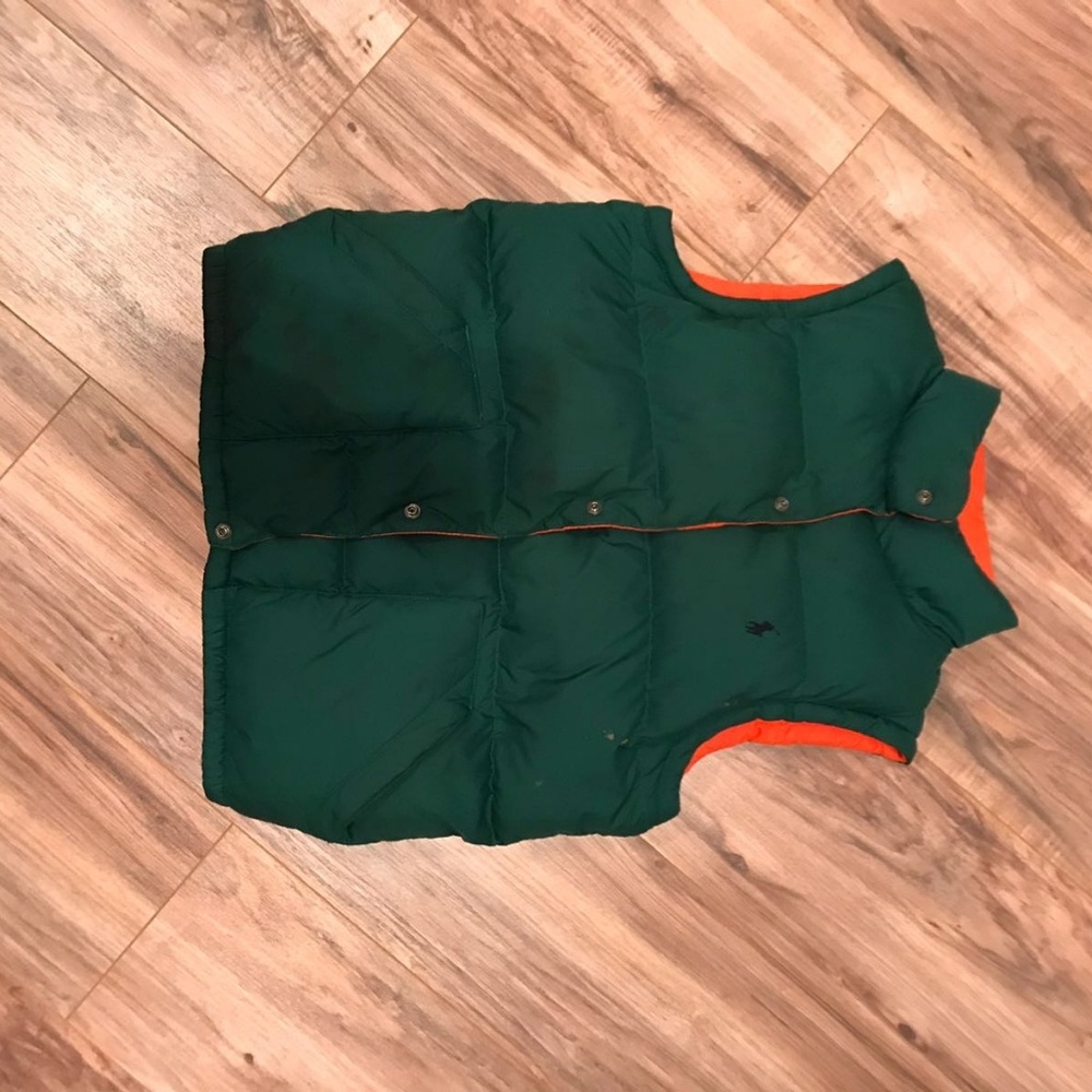 Boys Polo Reversible Down Vest